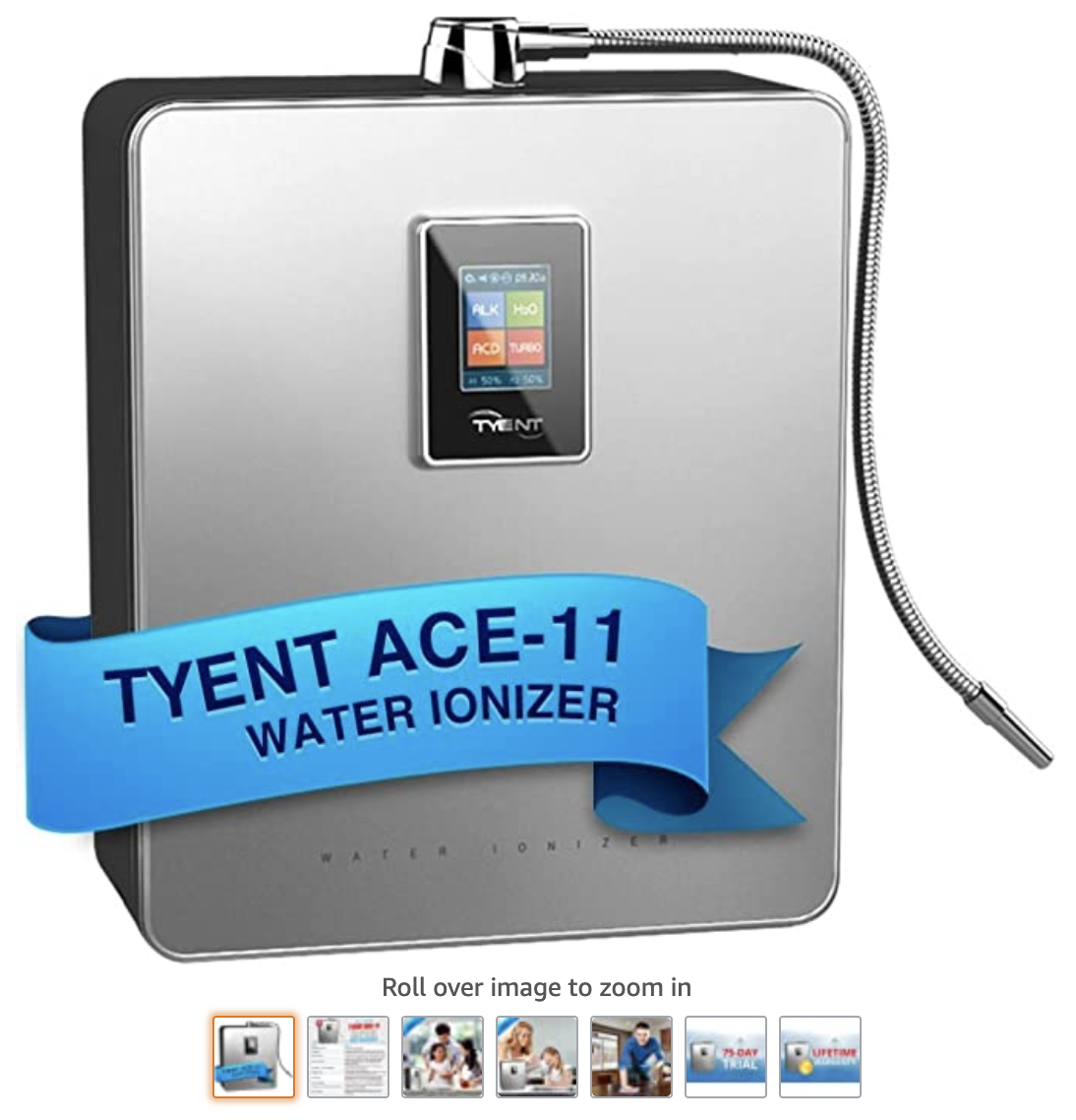 Tyent ACE-11 Above The Counter Water Filtration Ionizer